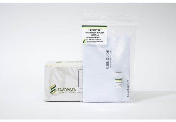 FavorPrep Proteinase K Solution (20 mg/ml) (1050 µl)