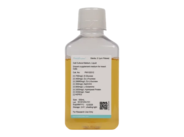 Grace's supplement medium for insect Cells (500 mL)