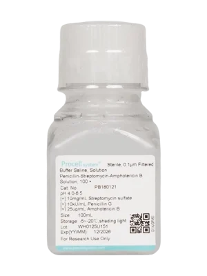Penicillin-Streptomycin-Amphotericin B Solution, 100×, (100 mL)