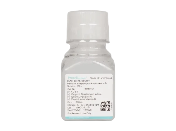 Penicillin-Streptomycin-Amphotericin B Solution, 100×, (100 mL)