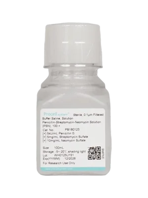 Penicillin-Streptomycin-Neomycin Solution (PSN), 100×, (100 mL)