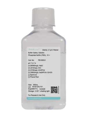 Phosphate Buffer (PBS), 10×, (500 mL)